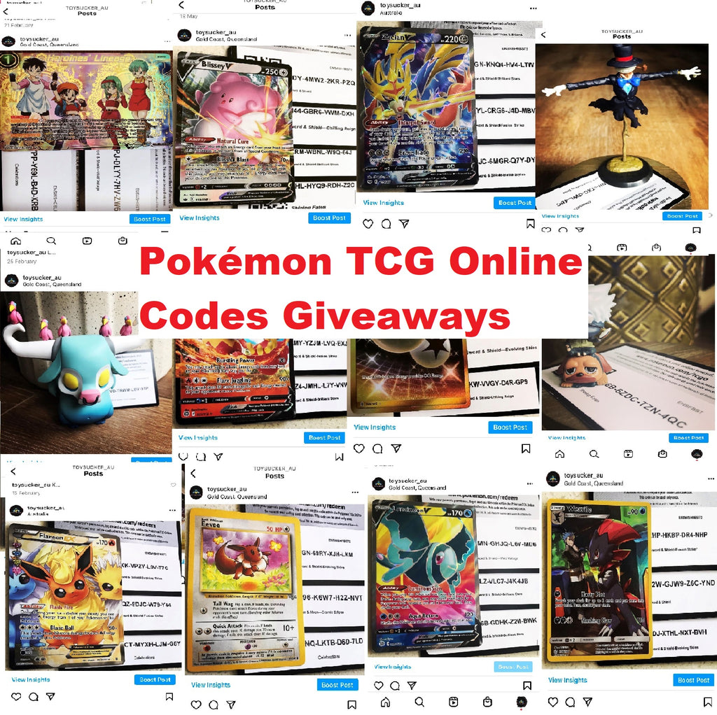 Pokémon TCG Online Code Giveaways By Toysucker AU