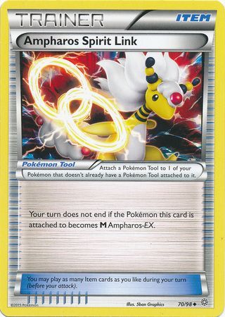 Ampharos Spirit Link 70/98 Uncommon - Pokemon Card - XY - Ancient Origins