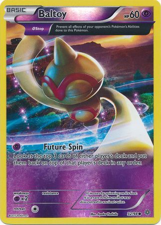 Baltoy 32/98 Common Reverse Holo - Pokemon Card - XY - Ancient Origins