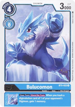 Bulucomon - BT5-022 - Rare - Digimon Card - Battle Of Omni