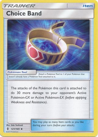 Choice Band 121/145 Uncommon - Pokemon Card - SM - Guardians Rising