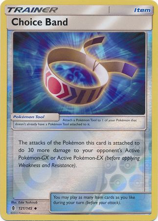 Choice Band 121/145 Uncommon Reverse Holo - Pokemon Card - SM - Guardians Rising