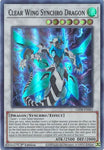 Clear Wing Synchro Dragon - LED8-EN001 - Super Rare 1st Edition - Yu-Gi-Oh! TCG - LED8