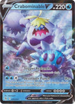 Crabominable V 076/264 Ultra Rare - Pokemon Card - SWSH - Fusion Strike