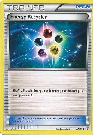 Energy Recycler 72/98 Uncommon - Pokemon Card - XY - Ancient Origins