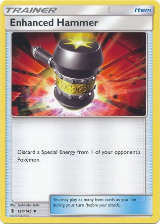 Enhanced Hammer 124/145 Uncommon - Pokemon Card - SM - Guardians Rising