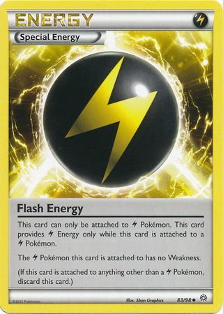 Flash Energy 83/98 Uncommon - Pokemon Card - XY - Ancient Origins