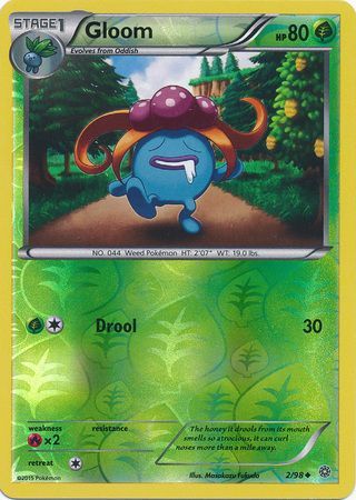 Gloom 2/98 Uncommon Reverse Holo - Pokemon Card - XY - Ancient Origins