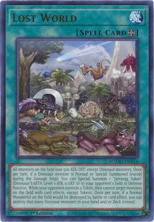 Lost World - MAGO-EN154 - Rare 1st Edition - Yu-Gi-Oh! TCG - MAGO