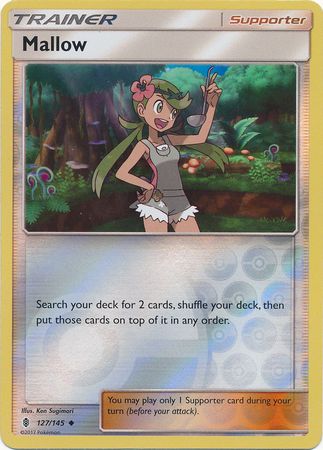 Mallow 127/145 Uncommon Reverse Holo - Pokemon Card - SM - Guardians Rising