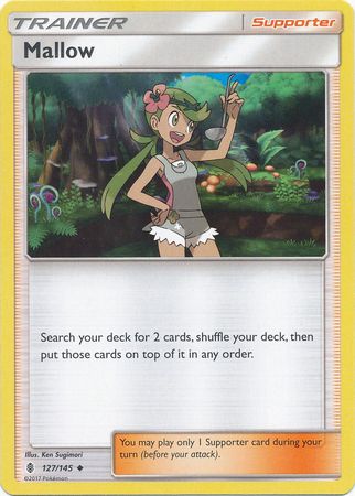 Mallow 127/145 Uncommon - Pokemon Card - SM - Guardians Rising