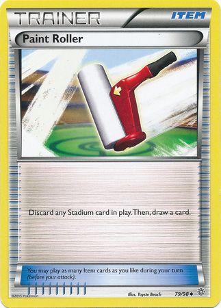 Paint Roller 79/98 Uncommon - Pokemon Card - XY - Ancient Origins