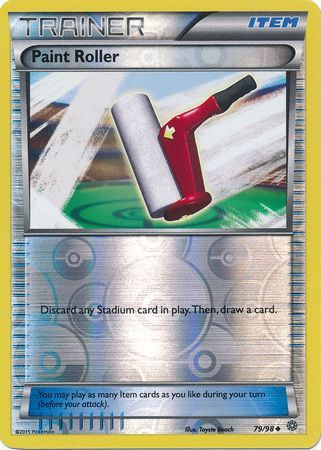 Paint Roller 79/98 Uncommon Reverse Holo - Pokemon Card - XY - Ancient Origins