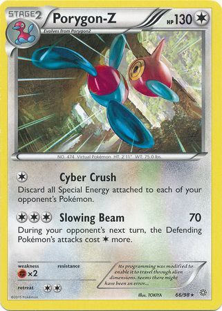 Porygon-Z 66/98 Rare - Pokemon Card - XY - Ancient Origins