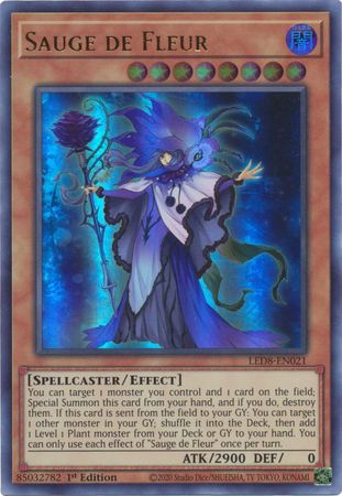 Sauge de Fleur - LED8-EN021 - Ultra Rare 1st Edition - Yu-Gi-Oh! TCG - LED8