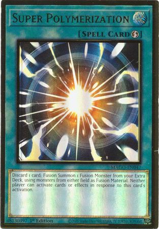 Super Polymerization - MAGO-EN047 - Premium Gold Rare 1st Edition - Yu-Gi-Oh! TCG - MAGO