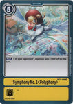 Symphony No. 1 (Polyphony) - BT1-106 R - Rare - Digimon Card - Special Booster Version 1.0