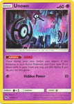 Unown 91/214 Rare - Pokemon Card - SM - Lost Thunder