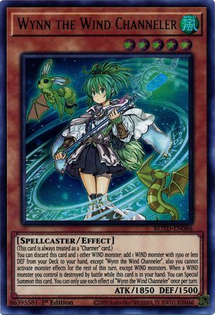 Wynn the Wind Channeler - ROTD-EN086 - Ultra Rare 1st Edition - Yu-Gi-Oh! TCG - ROTD