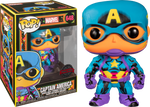 Funko Pop Captain America # 648 Marvel Black Light Vinyl Figure