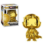 Funko Pop Doctor Strange Gold Chrome # 486 Marvel Studios The First Ten Years Vinyl Bobble Head Figure