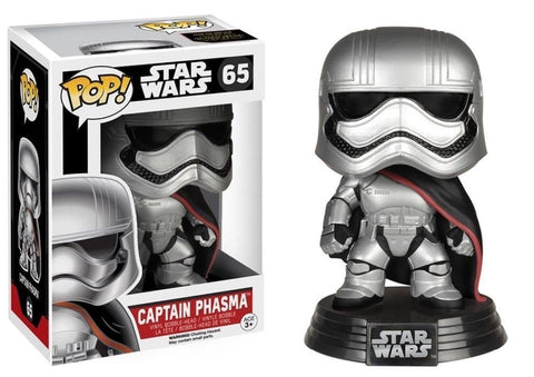 Funko Pop Star Wars Captain Phasma Bobble Head # 65 Vinyl Figure