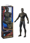 Black Suit Spider Man 12 inch Titan Hero Series Marvel Action Figure Hasbro