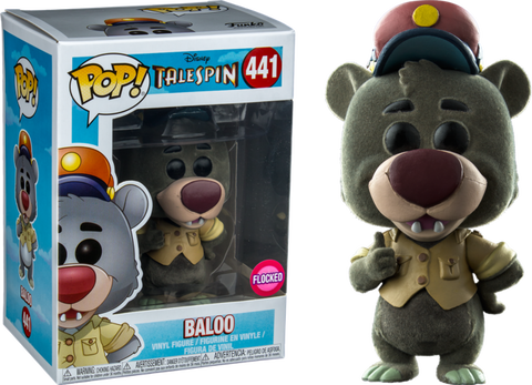 Funko Pop Baloo Flocked # 441 Talespin Disney Vinyl Figure Brand New