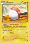 Pokemon Card Voltorb 44/146 Common - Base Set XY