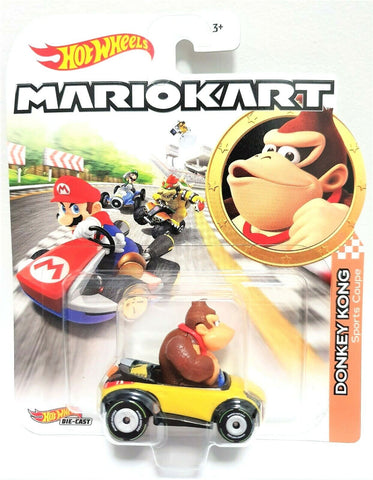 Donkey Kong Sports Coupe Hot Wheels Mario Kart Diecast