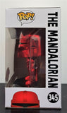 Funko Pop The Mandalorian Red Chrome # 345 Exclusive Vinyl Figure