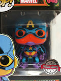 Funko Pop Captain America # 648 Marvel Black Light Vinyl Figure