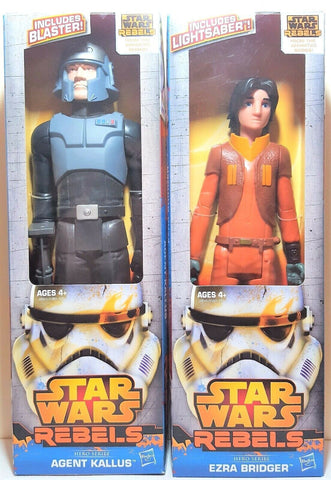 Agent Kallus Ezra Bridger 12" Action Figure Lot Of 2 - Star Wars Rebels - Hasbro