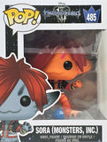 Funko Pop Sora Monster Inc Orange # 485 Kingdom Hearts Vinyl Figure Disney Game