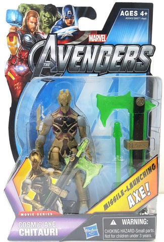 Cosmic Axe Chitauri Marvel Avengers Movie Series Hasbro 4.5" New