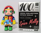 Space Molly Keith Haring Mega Collection 100% Series 1 Pop Mart Opened Blind Box Art Toy