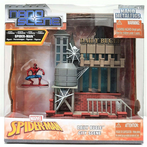 Spider Man Daily Bugle City Scene Nano Scene Metal Figure Nano Metalfigs Marvel