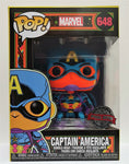 Funko Pop Captain America # 648 Marvel Black Light Vinyl Figure