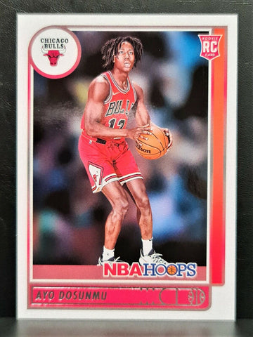 Ayo Dosunmu # 240 Rookie 2020-21 NBA Hoops Panini Card