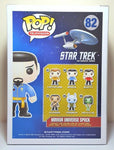 Funko Pop Mirror Universe Spock # 82 Star Trek Vinyl Figure Television