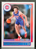 Cade Cunningham # 201 Rookie 2020-21 NBA Hoops Panini Card