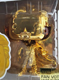 Funko Pop Doctor Strange Gold Chrome # 486 Marvel Studios The First Ten Years Vinyl Bobble Head Figure