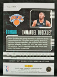 Immanuel Quickley # 179 Playbook RC Green 2020-21 Chronicles Panini NBA Card