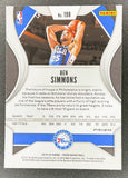 Ben Simmons 76ers # 195 Silver Hyper Prizm 2019-20 Panini NBA Card