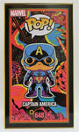 Funko Pop Captain America # 648 Marvel Black Light Vinyl Figure