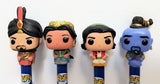 Funko Pop Pen Topper Aladdin 2019 Lots of 4 Aladin Jasmine Genie Jafar Disney