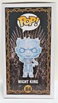 Funko Pop Crystal Night King With Dagger Glow # 84 Game of Thrones Vinyl Figure Television