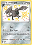 Pokemon Card Corviknight SV089/SV122 Shiny Holo Rare Shining Fates SWSH