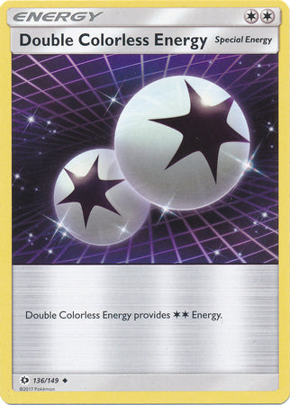 Double Colorless Energy 136/149 Uncommon - Pokemon Card - Base Set SM