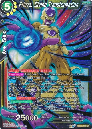 Dragon Ball Super TCG Frieza Divine Transformation BT12-100 SR Foil Vicious Rejuvenation